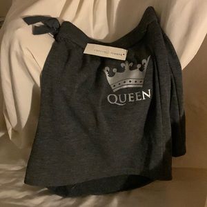 Comfy Knit Dark Gray Sleeping Shorts